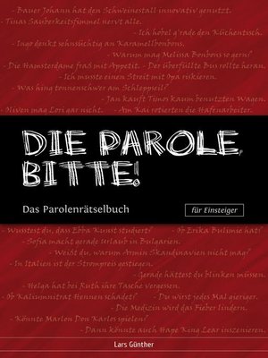 cover image of Die Parole, bitte!
